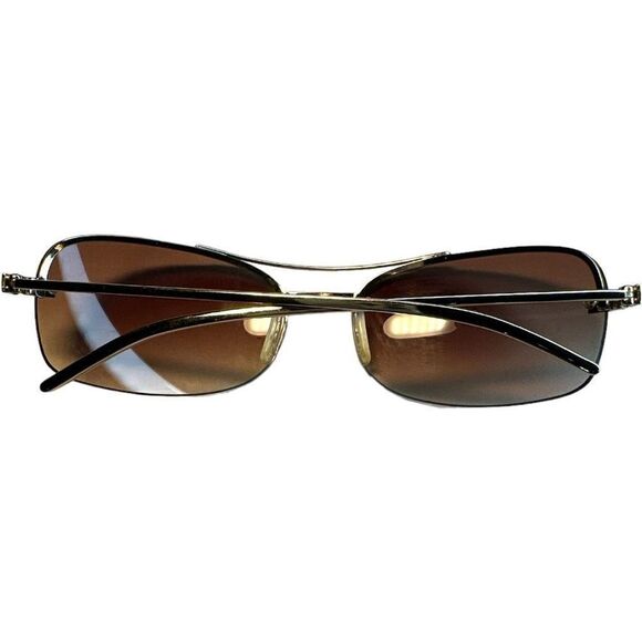 DOLCE & GABBANA Gold Rim Metal Frame Sunglasses DG Logo Made In Italy EUC - Picture 6 of 13